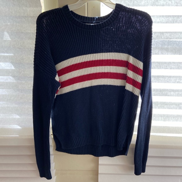 Stripped sweater -XS fits like a medium - Picture 1 of 3